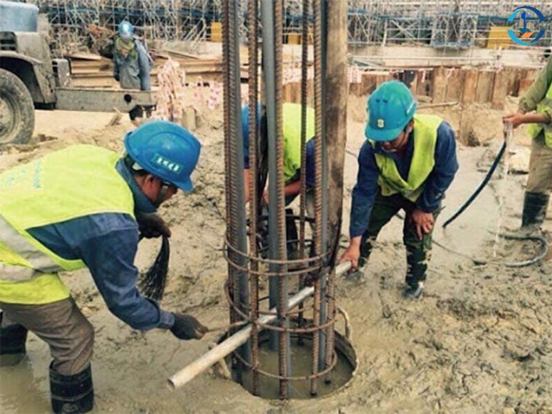 Bentonite Cọc Khoan Nhồi Giữ Thành Vách, Chống Sập Hố Khoan