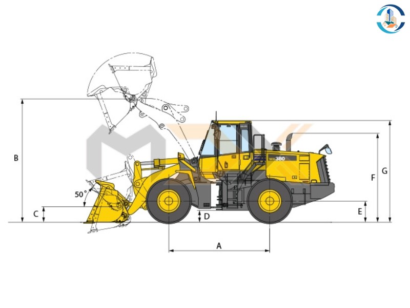 Máy Xúc Lật Komatsu WA380-6
